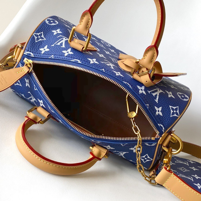 Louis Vuitton 25 40cm Speedy Bandouliere Travel Bag Designer Luxury Handbags Purse Designer Crossbody Bags High Quality No Box