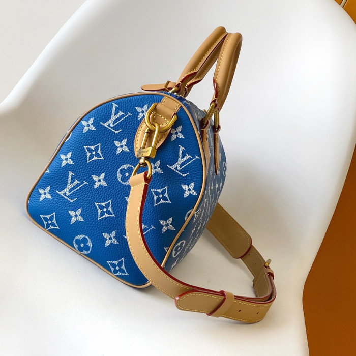 Louis Vuitton 18 25 30 40 50cm Speedy Bandouliere Travel Bag Designer Luxury Handbags Purse Designer Crossbody Bags High Quality No Box