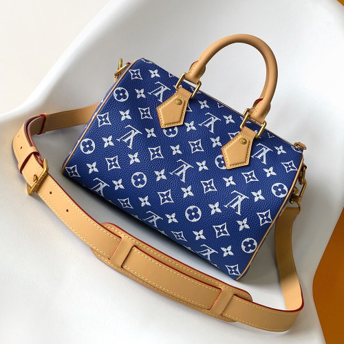 Louis Vuitton 25 40cm Speedy Bandouliere Travel Bag Designer Luxury Handbags Purse Designer Crossbody Bags High Quality No Box