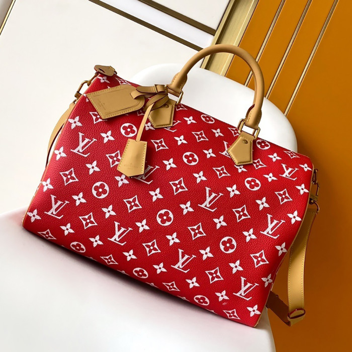 Louis Vuitton 18 25 30 40 50cm Speedy Bandouliere Travel Bag Designer Luxury Handbags Purse Designer Crossbody Bags High Quality No Box