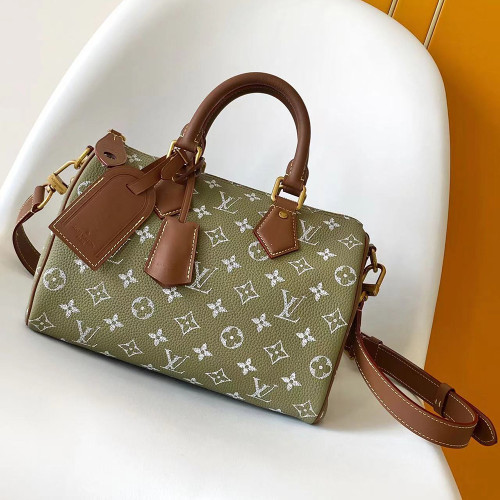 Louis Vuitton 25 40cm Speedy Bandouliere Travel Bag Designer Luxury Handbags Purse Designer Crossbody Bags High Quality No Box