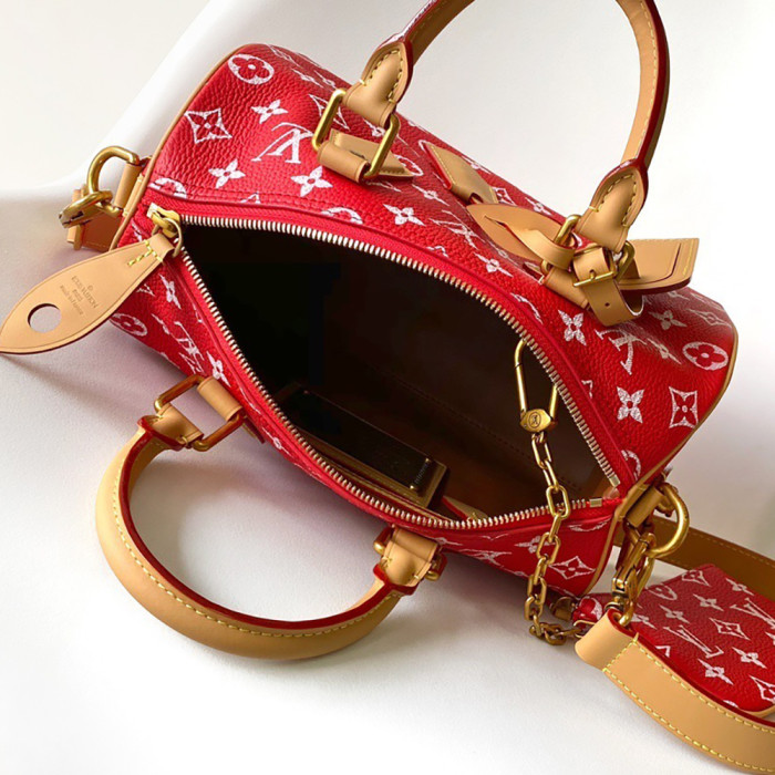 Louis Vuitton 18 25 30 40 50cm Speedy Bandouliere Travel Bag Designer Luxury Handbags Purse Designer Crossbody Bags High Quality No Box