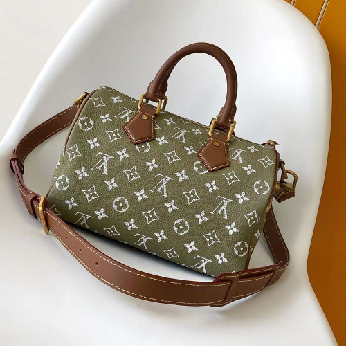 Louis Vuitton 25 40cm Speedy Bandouliere Travel Bag Designer Luxury Handbags Purse Designer Crossbody Bags High Quality No Box