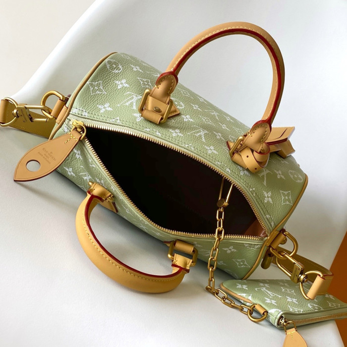 Louis Vuitton 25 30 40 50cm Speedy Bandouliere Travel Bag Designer Luxury Handbags Purse Designer Crossbody Bags High Quality No Box