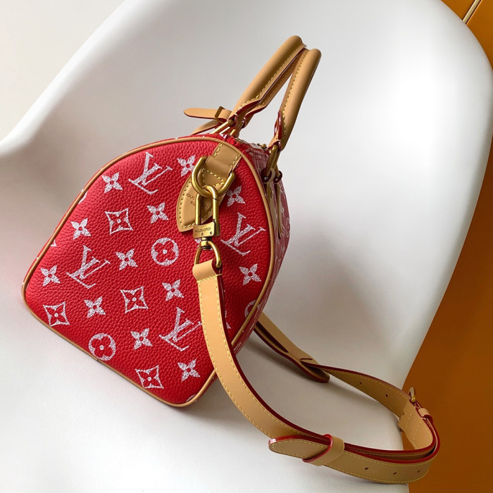 Louis Vuitton 18 25 30 40 50cm Speedy Bandouliere Travel Bag Designer Luxury Handbags Purse Designer Crossbody Bags High Quality No Box