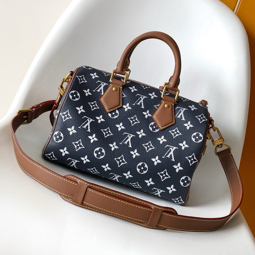 Louis Vuitton 25 30 40cm Speedy Bandouliere Travel Bag Designer Luxury Handbags Purse Designer Crossbody Bags High Quality No Box