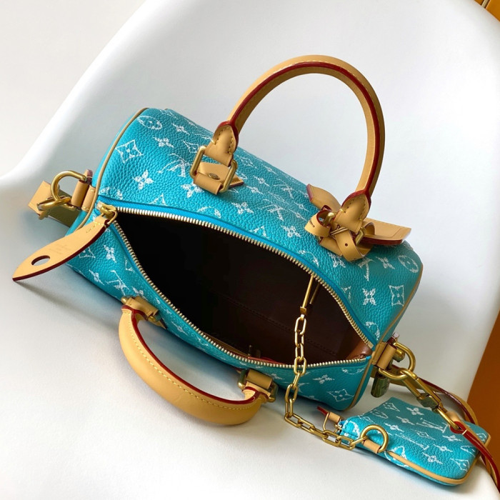 Louis Vuitton 25 30 50cm Speedy Bandouliere Travel Bag Designer Luxury Handbags Purse Designer Crossbody Bags High Quality No Box