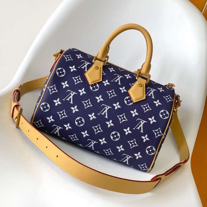 Louis Vuitton 25 40 50cm Speedy Bandouliere Travel Bag Designer Luxury Handbags Purse Designer Crossbody Bags High Quality No Box
