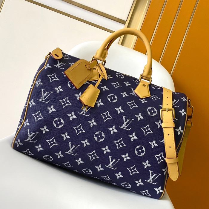 Louis Vuitton 25 40 50cm Speedy Bandouliere Travel Bag Designer Luxury Handbags Purse Designer Crossbody Bags High Quality No Box