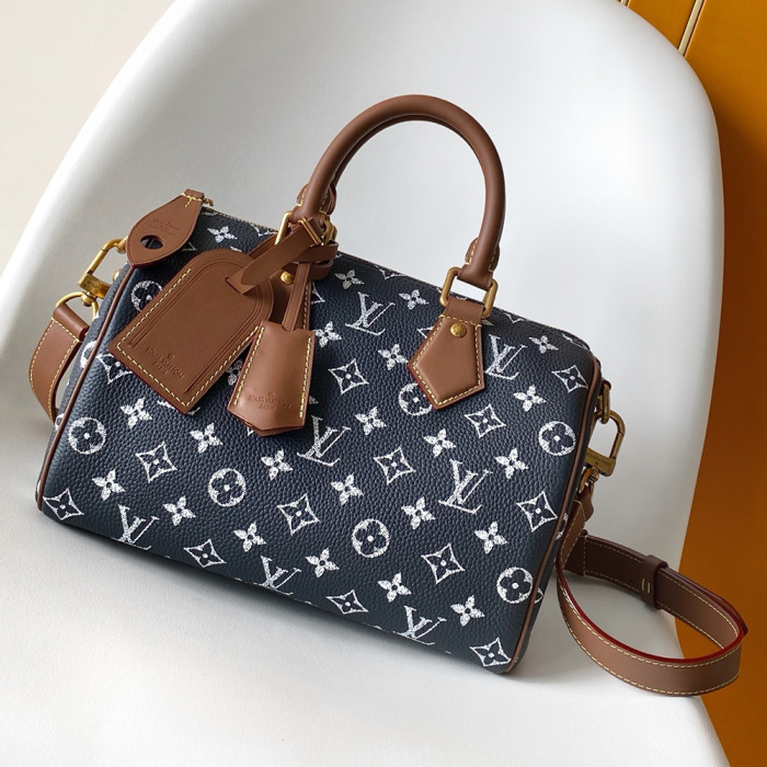 Louis Vuitton 25 30 40cm Speedy Bandouliere Travel Bag Designer Luxury Handbags Purse Designer Crossbody Bags High Quality No Box