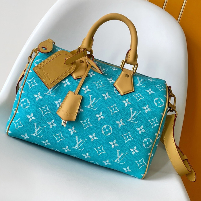 Louis Vuitton 25 30 50cm Speedy Bandouliere Travel Bag Designer Luxury Handbags Purse Designer Crossbody Bags High Quality No Box