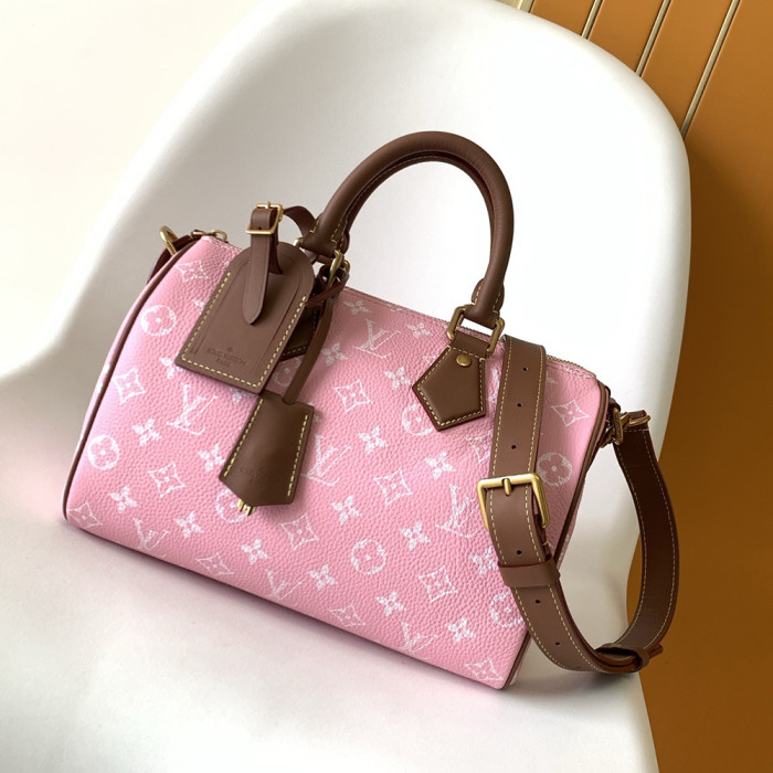 Louis Vuitton 25cm Speedy Bandouliere Travel Bag Designer Luxury Handbags Purse Designer Crossbody Bags High Quality No Box