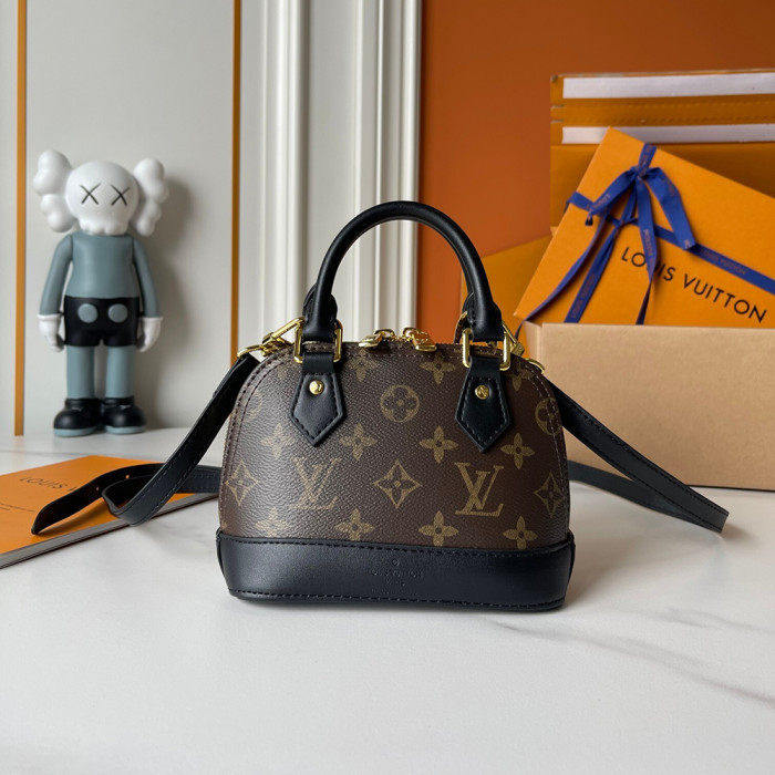 Louis Vuitton 18cm Alma BB Designer Crossbody Bags Printing Flower Luxury Handbags Purse Shell PackageNo Box