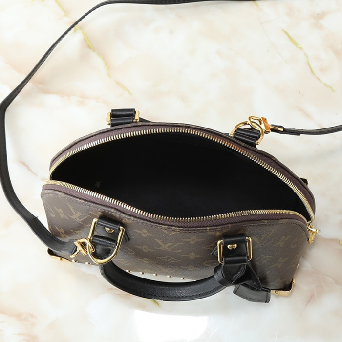 Louis Vuitton 25cm Alma Trunk Shell Package Designer Crossbody Bags Printing flower Luxury Handbags Purse No Box