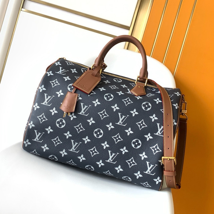 Louis Vuitton 25 30 40cm Speedy Bandouliere Travel Bag Designer Luxury Handbags Purse Designer Crossbody Bags High Quality No Box