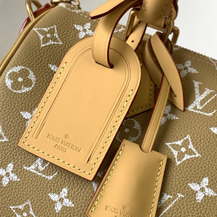 Louis Vuitton 25cm Speedy Bandouliere Travel Bag Designer Luxury Handbags Purse Designer Crossbody Bags High Quality No Box