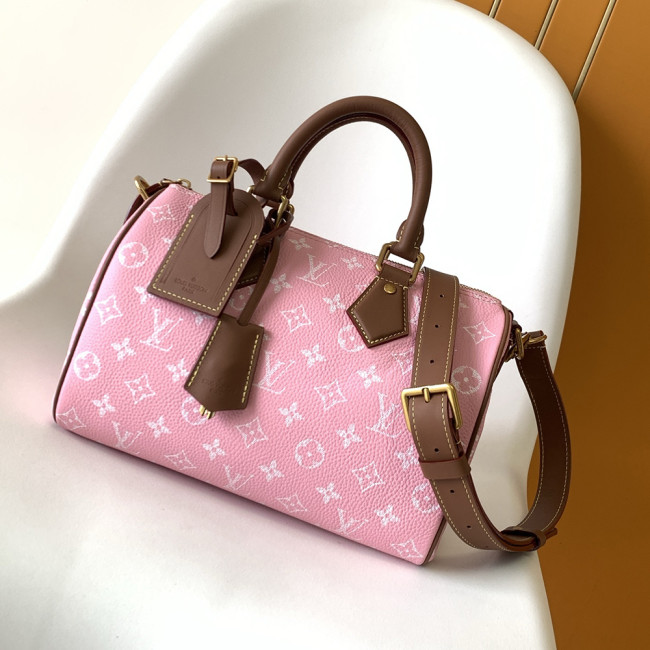 Louis Vuitton 25cm Speedy Bandouliere Travel Bag Designer Luxury Handbags Purse Designer Crossbody Bags High Quality No Box