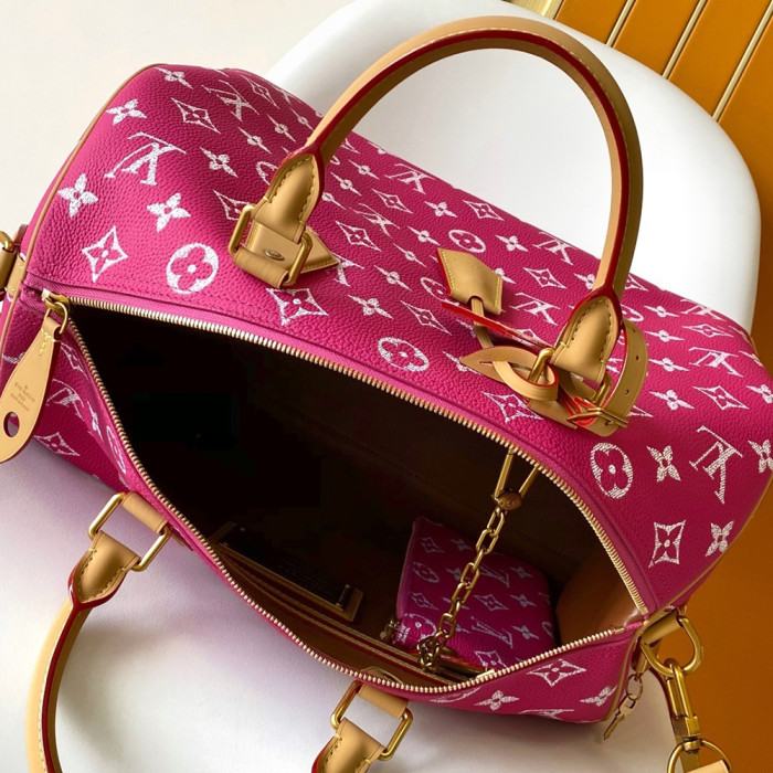 Louis Vuitton 40cm Speedy Bandouliere Travel Bag Designer Luxury Handbags Purse Designer Crossbody Bags High Quality No Box