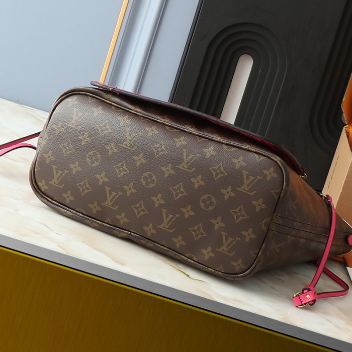 Louis Vuitton 25 32 cm Neverfull Designer Luxury Handbags Purses Large Capacity Mother And Child Shopping Bags No Box