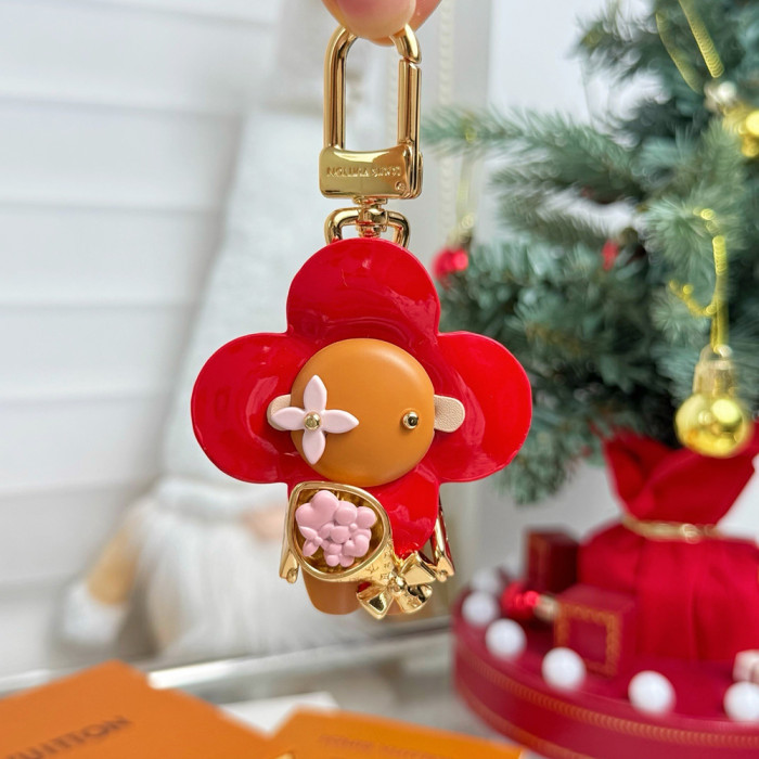 Louis Vuitton Sunflower Figurine Keychain Pendant