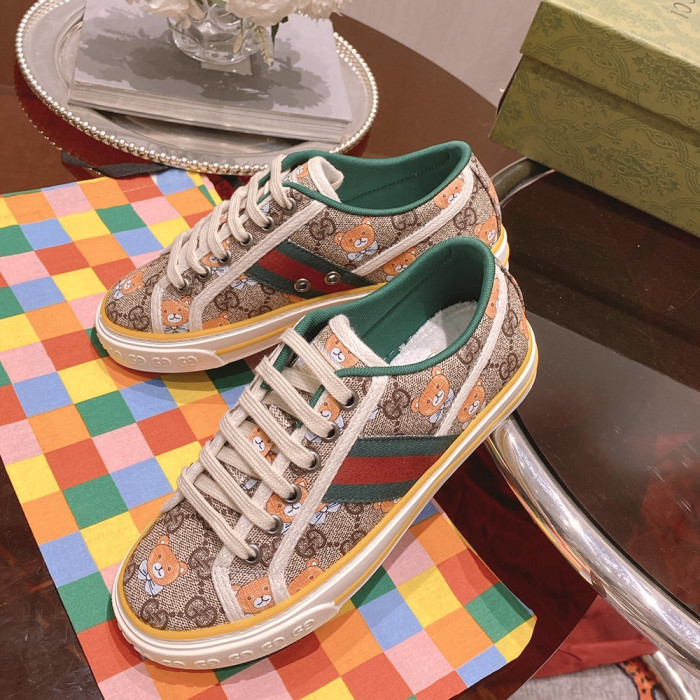 Gucci Lover Luxury Designer Shoes Canvas Shoes Loafers Flat Outdoor Shoes Sneakers Casual Shoes  Size 35 To 44