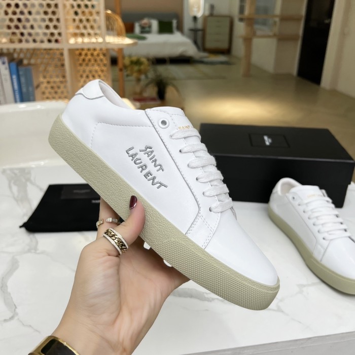 YSL Saint Laurent Lover Luxury Designer Shoes Loafers Flat Outdoor Shoes Sneakers Casual Shoes  Size 35 To 45