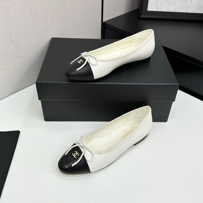 Chanel Ballerina Flats Luxury Designer Shoes Classic Silk Satin Lambskin Ballet Flats