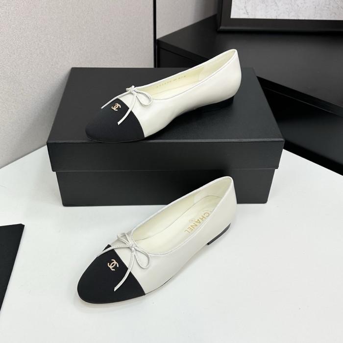 Chanel Ballerina Flats Luxury Designer Shoes Classic Silk Satin Lambskin Ballet Flats