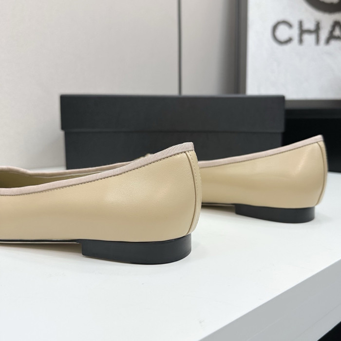 Chanel Ballerina Flats Luxury Designer Shoes Classic Silk Satin Lambskin Ballet Flats