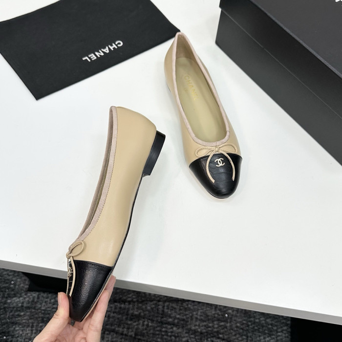 Chanel Ballerina Flats Luxury Designer Shoes Classic Silk Satin Lambskin Ballet Flats