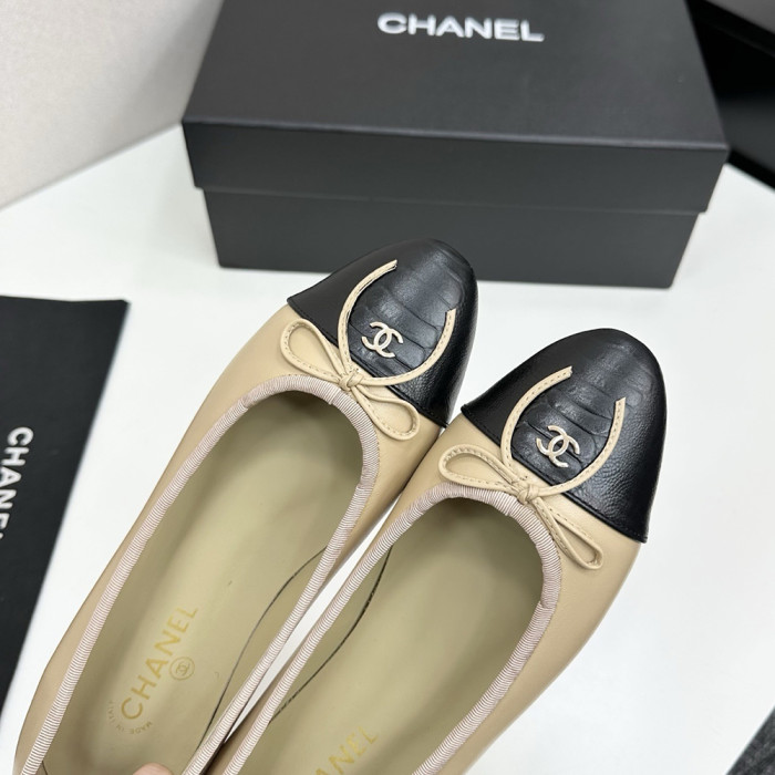Chanel Ballerina Flats Luxury Designer Shoes Classic Silk Satin Lambskin Ballet Flats
