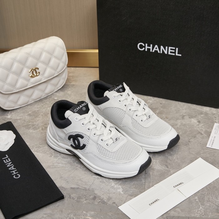 Chanel Lover Luxury Designer Shoes Breathable Casual Shoes Sneakers 38 To 46