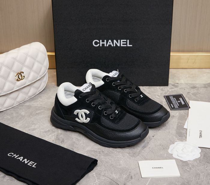 Chanel Lover Luxury Designer Shoes Breathable Casual Shoes Sneakers 38 To 46