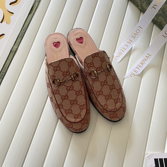 Gucci Ladies Slip-on Mules Luxury Designer Shoes Loafers Outdoor Beach Slippers  Sandals 35 to 42