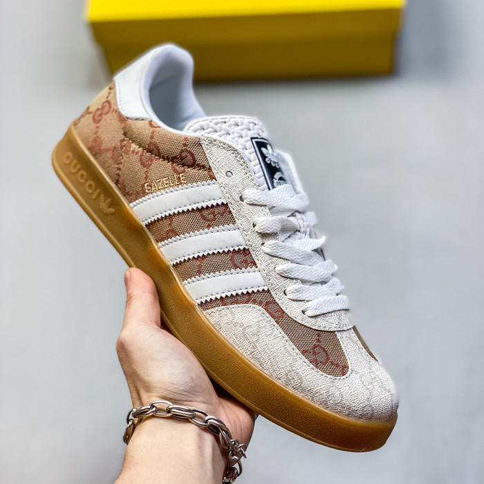 Adidas Originals Gazelle Esquisite Gucci Co-branded Lover Luxury Designer Shoes Loafers Flat Outdoor Shoes Sneakers 36 to 45