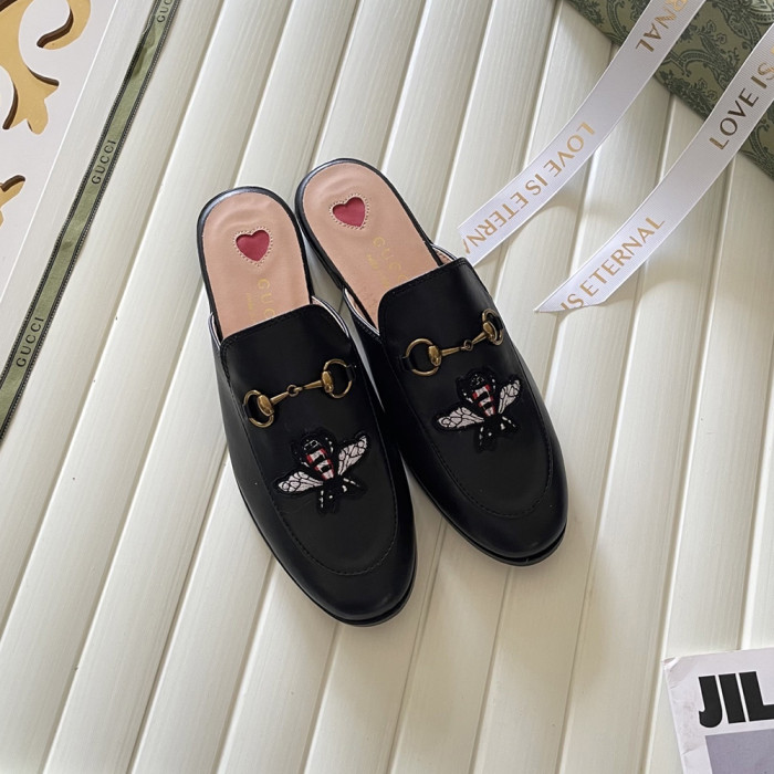 Gucci Ladies Slip-on Mules Luxury Designer Shoes Loafers Outdoor Beach Slippers  Sandals 35 to 42