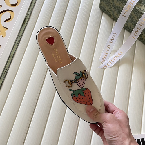 Gucci Ladies Slip-on Mules Luxury Designer Shoes Loafers Outdoor Beach Slippers  Sandals 35 to 42