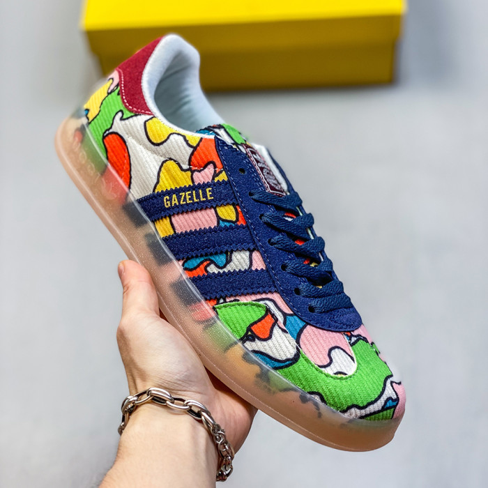 Adidas Originals Gazelle Esquisite Gucci Co-branded Lover Luxury Designer Shoes Loafers Flat Outdoor Shoes Sneakers 36 to 45