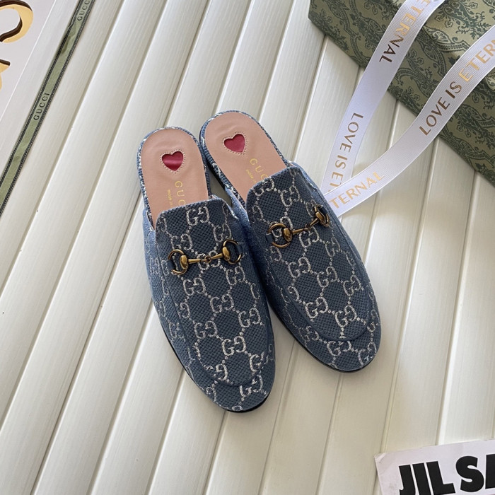 Gucci Ladies Slip-on Mules Luxury Designer Shoes Loafers Outdoor Beach Slippers  Sandals 35 to 42