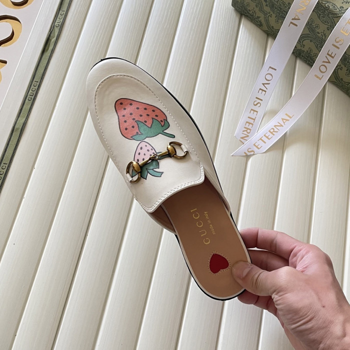 Gucci Ladies Slip-on Mules Luxury Designer Shoes Loafers Outdoor Beach Slippers  Sandals 35 to 42