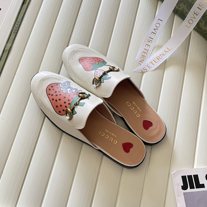 Gucci Ladies Slip-on Mules Luxury Designer Shoes Loafers Outdoor Beach Slippers  Sandals 35 to 42