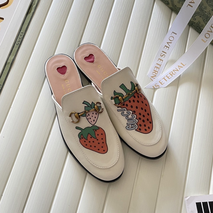 Gucci Ladies Slip-on Mules Luxury Designer Shoes Loafers Outdoor Beach Slippers  Sandals 35 to 42