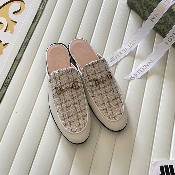 Gucci Ladies Slip-on Mules Luxury Designer Shoes Loafers Outdoor Beach Slippers  Sandals 35 to 42