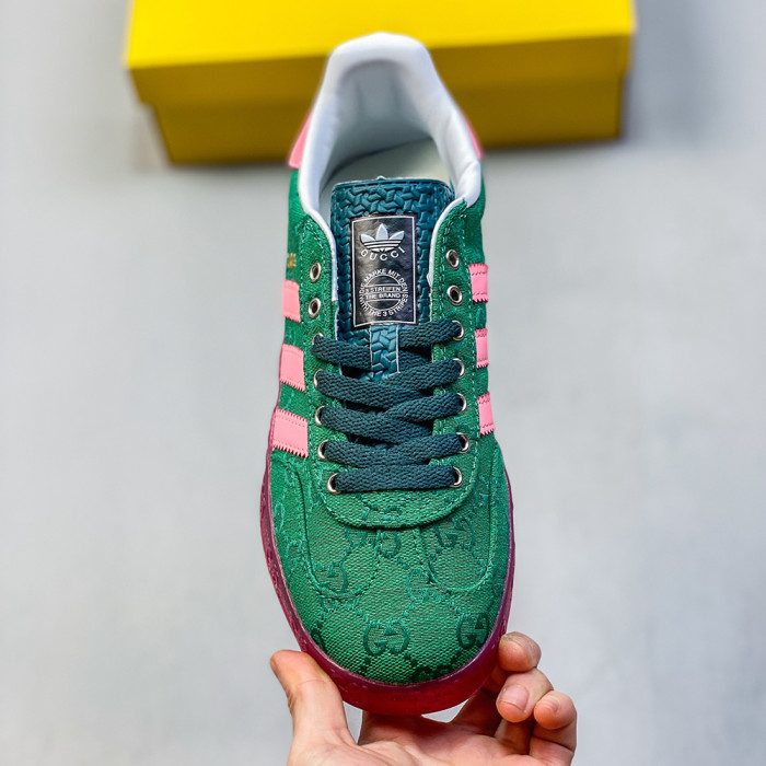 Adidas Originals Gazelle Esquisite Gucci Co-branded Lover Luxury Designer Shoes Loafers Flat Outdoor Shoes Sneakers 36 to 45