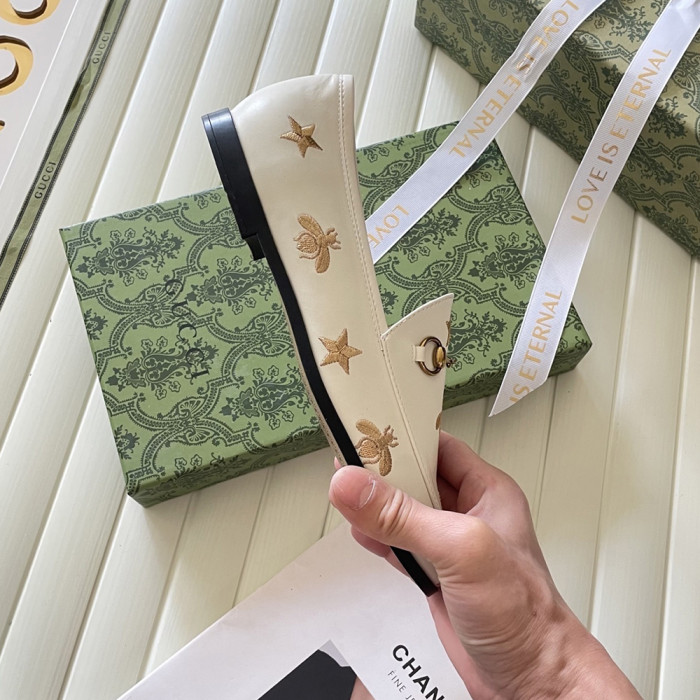 Gucci Ladies Slip-on Mules Luxury Designer Shoes Loafers Outdoor Beach Slippers  Sandals 35 to 42