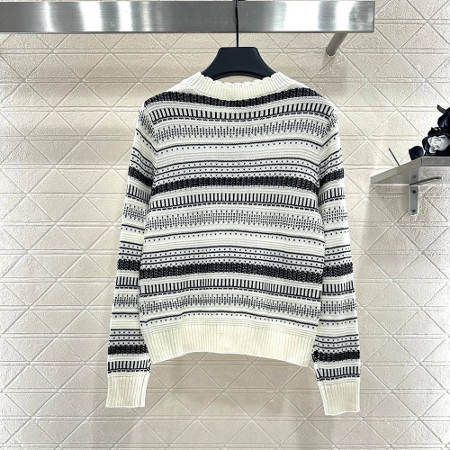 Chanel Luxury Designer Clothes For Women Round Neck Pullover Knit Jackets No Box