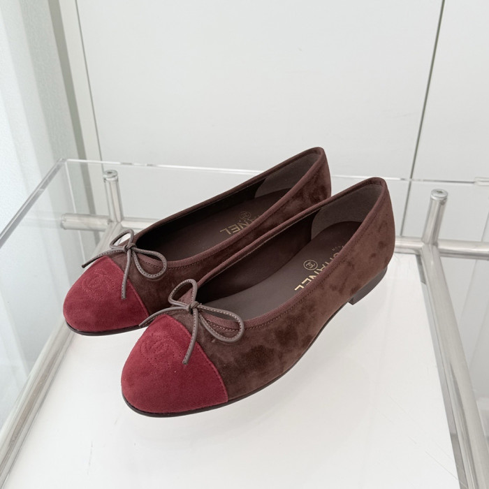 Chanel Ballerina Flats Luxury Designer Shoes Classic Silk Satin Lambskin Ballet Flats
