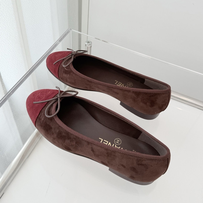 Chanel Ballerina Flats Luxury Designer Shoes Classic Silk Satin Lambskin Ballet Flats