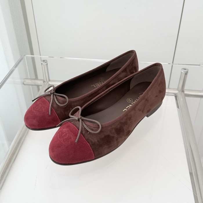 Chanel Ballerina Flats Luxury Designer Shoes Classic Silk Satin Lambskin Ballet Flats