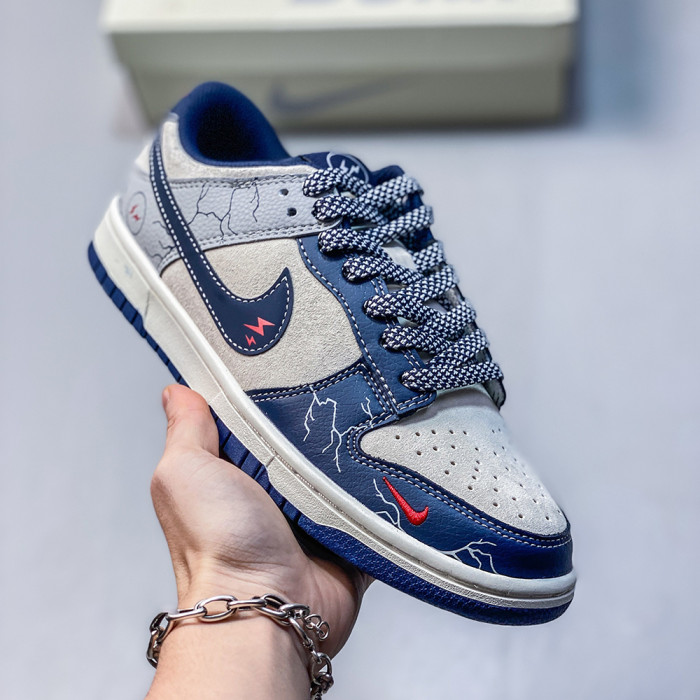 Nike Dunk Low Co-branded Luxury Designer Shoes Loafers Flat Outdoor Shoes Sneakers 36 to 45